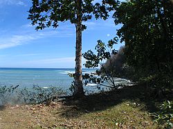 Sea view from main park station