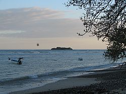 Cabuya Island from beach