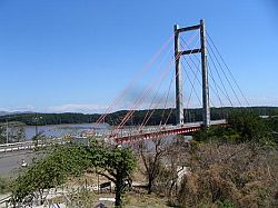 La Amistad bridge La Amistad bridge crosses the Tempisque River