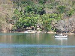 Calm cove in Paquera