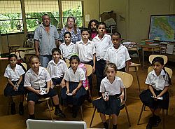 Conservation education Conservation education performed at cabuya
