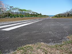 Bahia Ballena and Tambor air strip in the Nicoya Peninsula