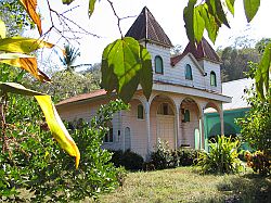 Tambor church in Bahia Ballena
